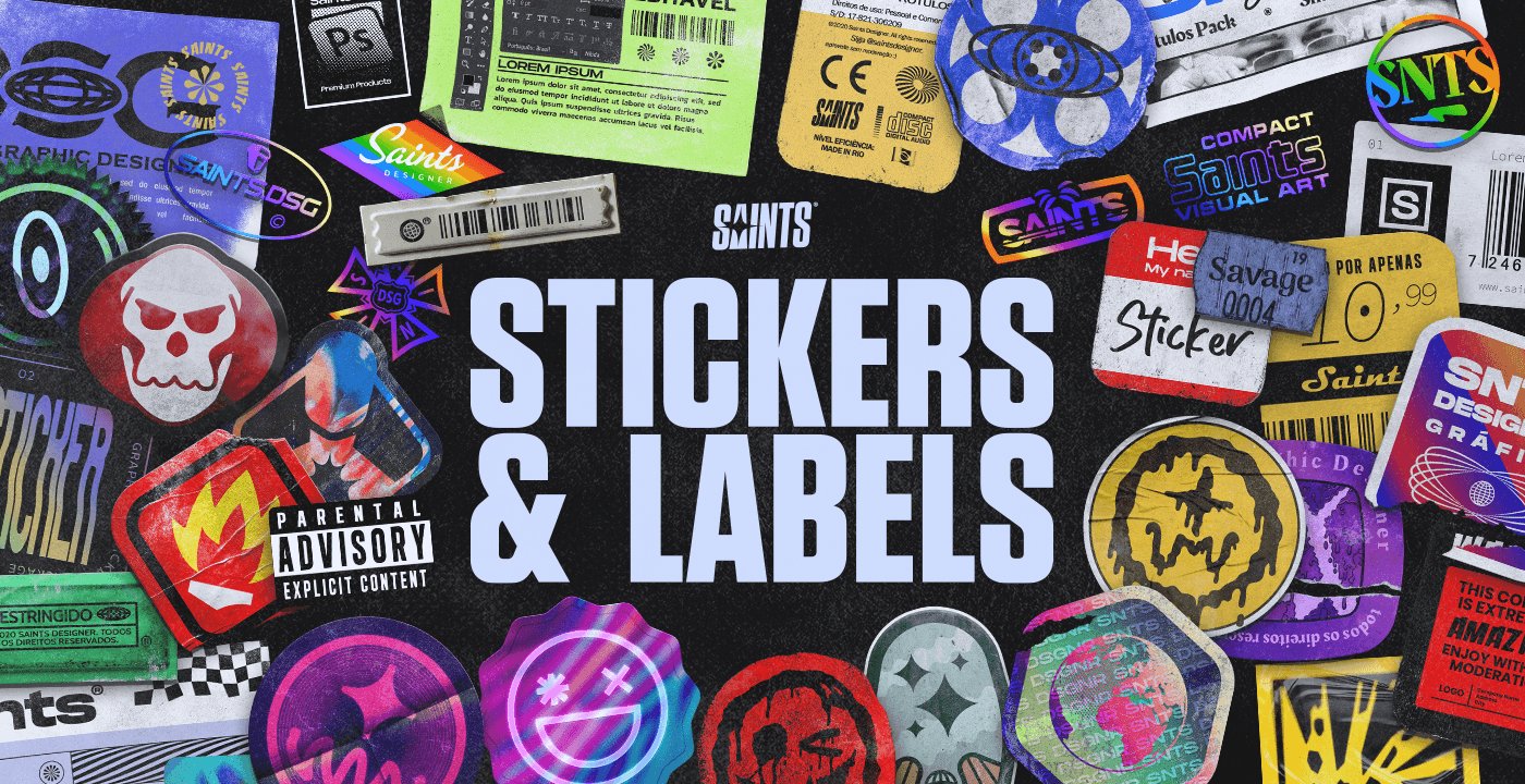 Stickers & Labels Mockups